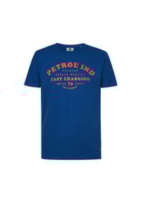 Petrol Industries® - T-Shirt Classic Print Shortssleeve - blau