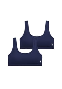 POLO RALPH LAUREN - Bustier Club Cotton - navy