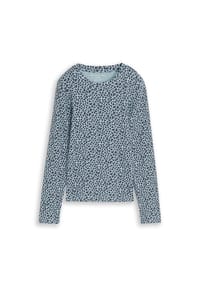 TOM TAILOR - Langarmshirt, Rippstruktur, für Kinder - 41037 GREEN LEO