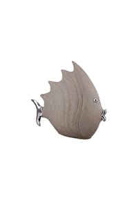 GILDE - Figur "Fisch" - grau