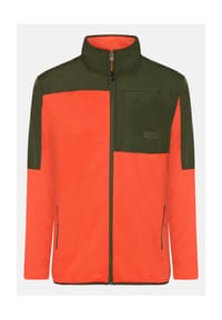 GLOBETROTTER - Fleecejacke, Stehkragen, für Herren - FIESTA/FOREST NIGH