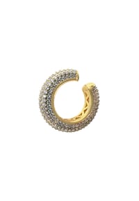 FILIPPA FIRENZE - Earcuff Fior Fiore mit funkelnden Kristallen - Gold