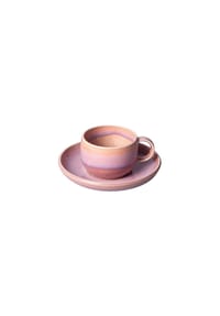 like. by Villeroy & Boch Kaffeetasse mit Untertasse Perlemor Coral 190 ml rosa - PERLEMOR - rosa