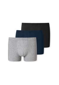 SCHIESSER - Retroshorts 3er-Pack 95/5 - dunkelblau