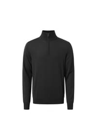 JOOP! - Herren Strickpullover - Dario, Feinstrick, Stehkragen mit Reißverschluss, Schurwolle - Dunkelgrün
