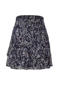 STREET ONE STUDIO - Chiffonrock, Volants, für Damen - 36821 DARK BLUE