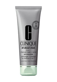 CLINIQUE - ALL ABOUT CLEAN 2-in-1 Charcoal Mask + Scrub - GRAU