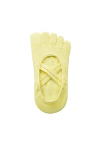 MUNADUNA - Yoga-Zehensocken mit Doppelkreuz Zehensocken,Anti-Rutsch,Elastisch - Dunkelgrau (Typ A)