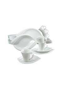 CreaTable Acacia Weiss, Kombiservice 30-tlg - Acacia - Weiß