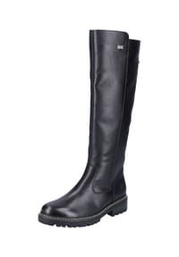 remonte® - Glattleder Stiefel - Schwarz