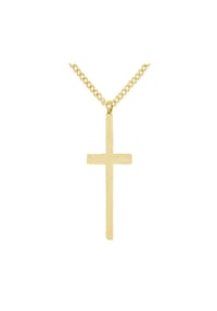 heideman - Halskette Herren mit Kreuz Anhänger Steven goldfarben - goldfarben