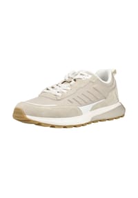 Marc O'Polo - Veloursleder/Mesh Sneaker - Hellgrau