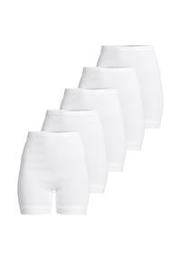ESGE - Normalbeinschlüpfer 5er-Pack Basic - Feinripp - Weiß