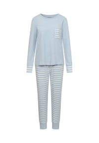 RÖSCH - Schlafanzug, Tunnelzug, für Damen - 11897 HEATHER BLUE