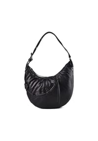 LIEBESKIND LUNA II - Schultertasche, Leder, für Damen - BLACK