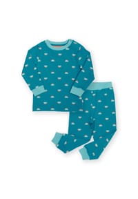KITE - Kinder Steggie Dot Pyjama Bio-Baumwolle - blau