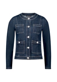 BETTY BARCLAY - Jeansjacke mit Knöpfen - Dark Blue Denim