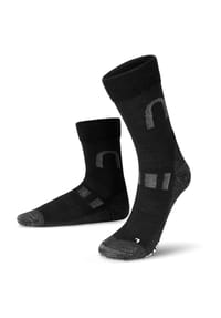 normani® - 2 Paar Merinowollsocken Wander- und Trekkingsocken Melton - Blau