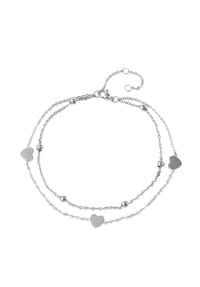 Adelia's Heart Collection - Armband – Herz aus Edelstahl 22,5 cm - silber
