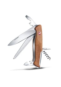 VICTORINOX Taschenmesser 55 Wood - RANGER - BRAUN