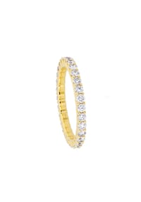 MONCARA - Damen Ring, 585er Gelbgold mit Diamanten, zur. ca. 1 Karat - GELBGOLD