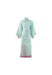 bassetti - Kimono IND ROSES aus hochwertigem Baumwollsatin - LIMONE