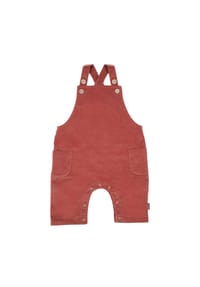 maximo® - BABY-Latzhose, Cord,  Jerseyfutter - altrosa