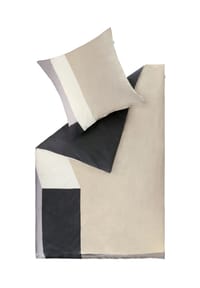 SCHÖNER WOHNEN KOLLEKTION - Satin-Bettwäsche "Jolie" - ANTHRAZIT