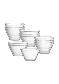 RitzenhoffAndBreker Salatschalen Inga ø 16,5 cm 12er Set transparent - INGA - transparent