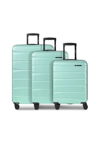 FRANKY Munich 4.0 - Munich 4.0 4 Rollen Kofferset 3-teilig mit Dehnfalte - aqua dull