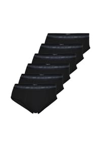 jbs - Midi Slip / Unterhose 6er Pack Bamboo - Blau / Grau / Schwarz