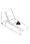 VCM. Sonnenliege rollbar | Maße ca. L. 192 x H. 32 x B. 58 cm | Liegestuhl mit verstellbarer Rückenlehne | Strandliege - Sonlas 192x58 VCM Sonlas Bild 9