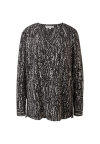 comma, CASUAL IDENTITY - Bluse, für Damen - 99A2  BLACK AOP