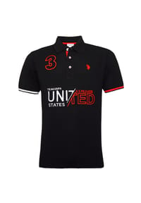 U.S. POLO ASSN. - Poloshirt United Shortsleeve - schwarz