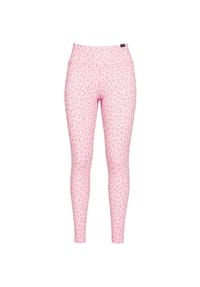 SMILODOX - High Waist Leggings Velvara - Braun Leo