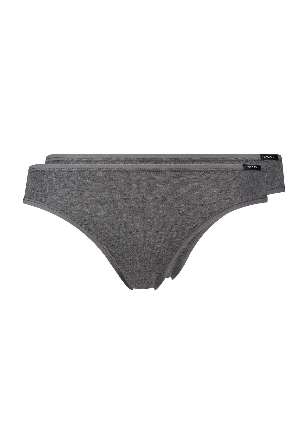 Skiny Damen - Rio Slip Doppelpack Cotton Advantage Anthra Melange - Gr. - 36 - Bild 6