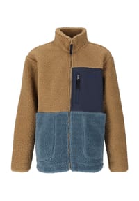 SLOPE® - Fleecejacke Katau jr. mit kuscheligem Teddy-Fleece - 3142 Petrified Oak