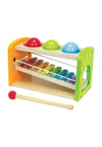 Eichhorn - Color Spielzeuginstrument "Xylophon Klopfbank" - 