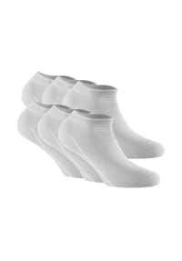 Rohner Advanced Socks - Unisex Sneaker Socken, 6er Pack - Bambus - Schwarz