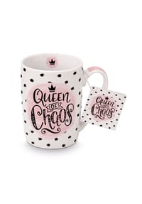 ppd - Henkelbecher Becher Queen of Chaos, 250 ml - Mehrfarbig