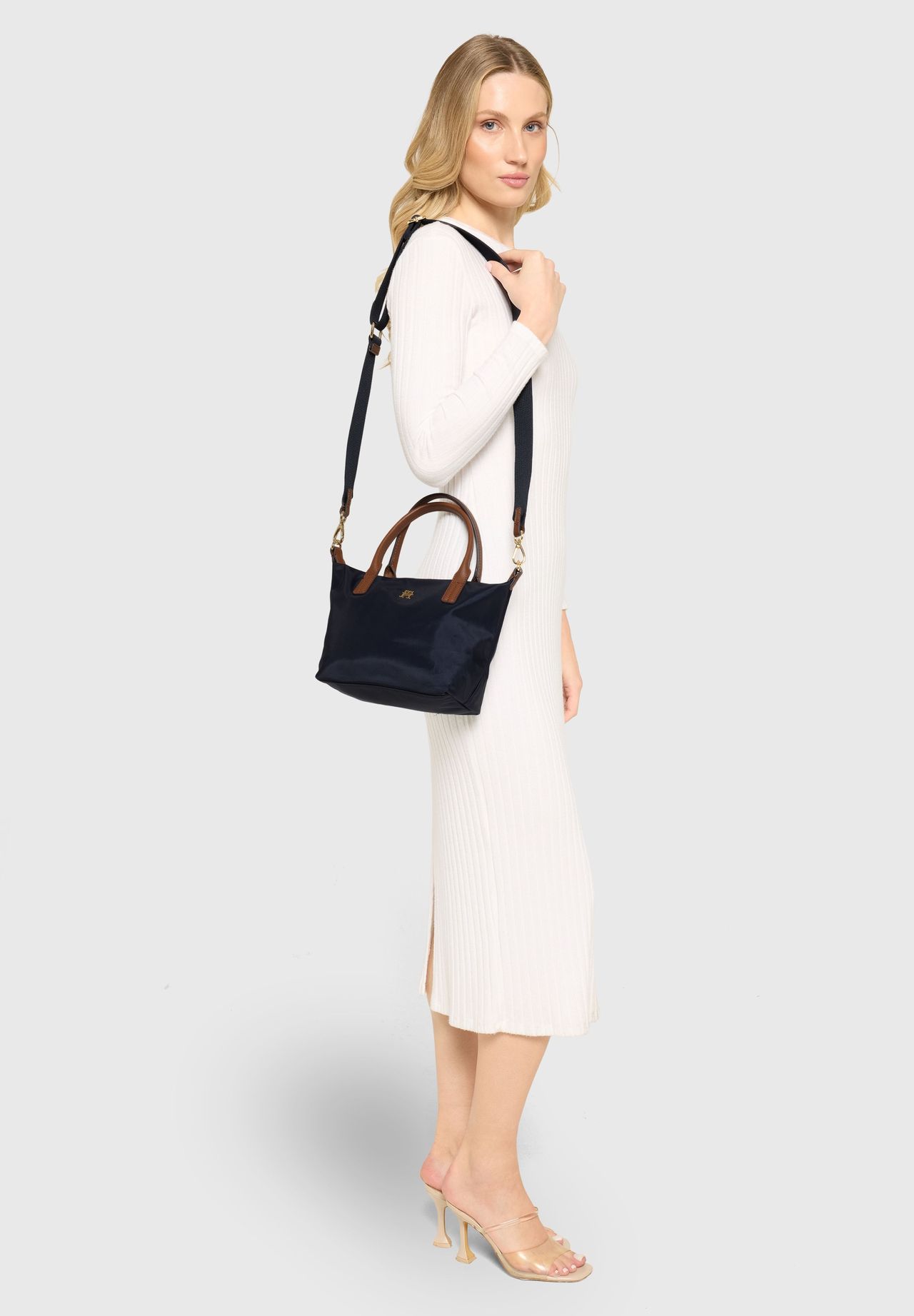 Tommy Hilfiger Handtasche, Emblem, FüR Damen, Blau, 99