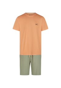 Phil & Co. Berlin - Pyjama Shorty - anthrazit-mittelblau