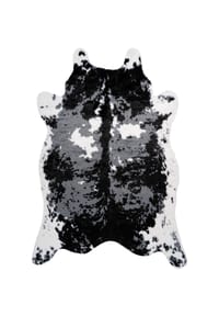 me gusta - Fellteppich – Desert 225 160 x 230 cm in schwarz - weiß - schwarz - weiß