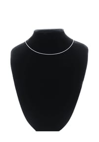 Adelia's - Damen Silber Schmuck 925 Silber Schlangen Halskette Ø 1 mm - silber