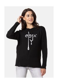 CIPO & BAXX® - Pullover WP255 mit Frontprint - BLACK