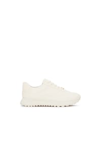 Kazar - Turnschuhe mit Naturhaar-bedeckten Elementen - Off-white