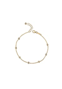 fascination by Ellen K. - Armband 375/- Gold 8 Zirkonia - gelb