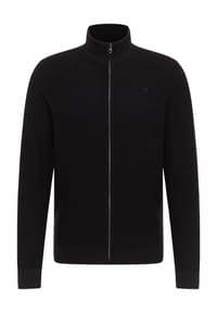MUSTANG® - Strickjacke Escondido, Stehkragen, für Herren - 4188  JET BLACK