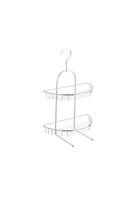 WENKO® - Badezimmer-Drahtregal "Kuopio", 28 x 46 x 15 cm - silber