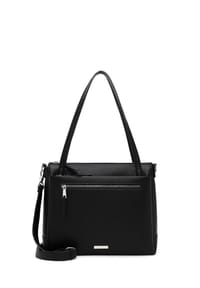 Tamaris TAS MELISSA - Henkeltasche, Reißversxchluss, Emblem, für Damen - 100 BLACK